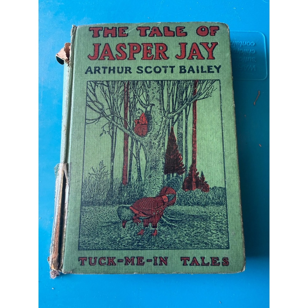 The Tale of Jasper Jay Arthur Scott Bailey 1917 Grosset & Dunlap Hardcover Book